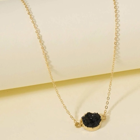 3/$30 NEW! Make A Wish Minimalist Pendant Necklace Crystal Stone Cute Dainty - Picture 7 of 9